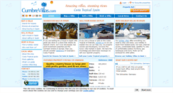 Desktop Screenshot of cumbrevillas.com