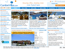 Tablet Screenshot of cumbrevillas.com